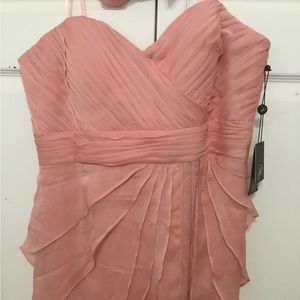 Elegant Pink Strapless evening Dress, Adrianna Papell, Size 16, Party, Wedding